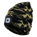 Czapka Beanie z Lampką LED – Wodoodporna, Regulowana Jasność, Idealna na Zewnątrz 1