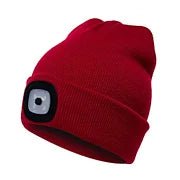 Czapka Beanie z Lampką LED – Wodoodporna, Regulowana Jasność, Idealna na Zewnątrz 2