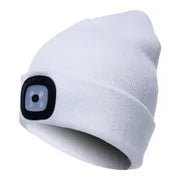 Czapka Beanie z Lampką LED – Wodoodporna, Regulowana Jasność, Idealna na Zewnątrz 3