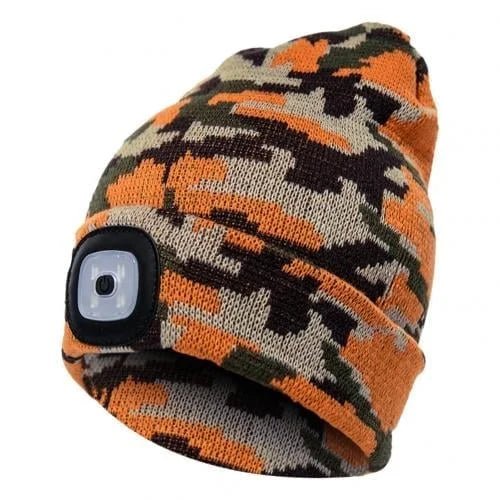 Czapka Beanie z Lampką LED – Wodoodporna, Regulowana Jasność, Idealna na Zewnątrz 4