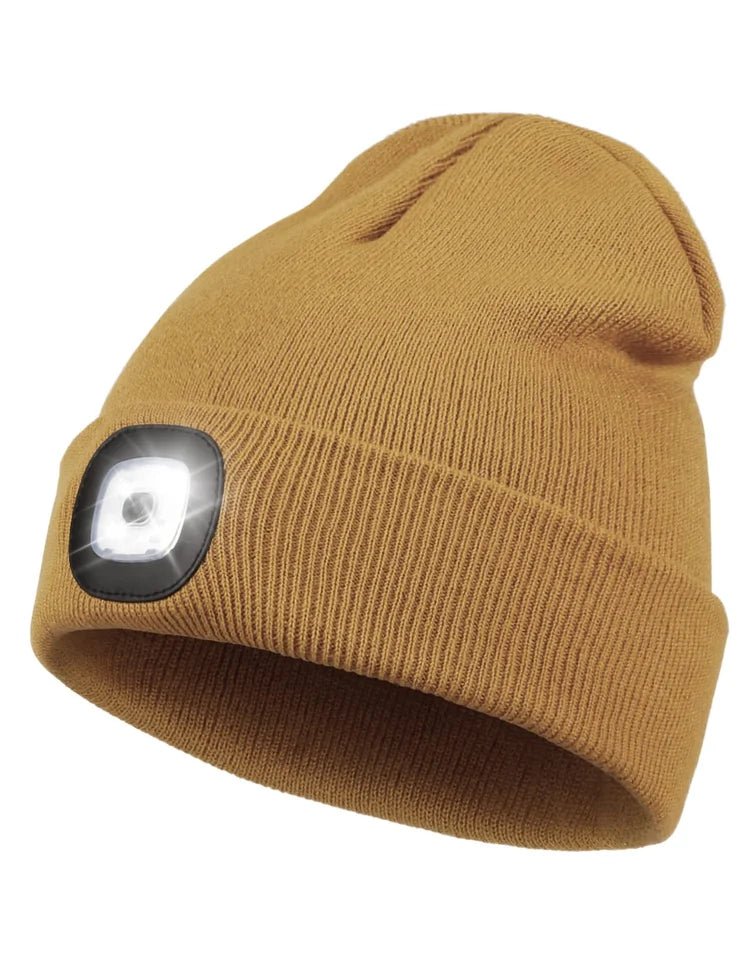 Czapka Beanie z Lampką LED – Wodoodporna, Regulowana Jasność, Idealna na Zewnątrz 7