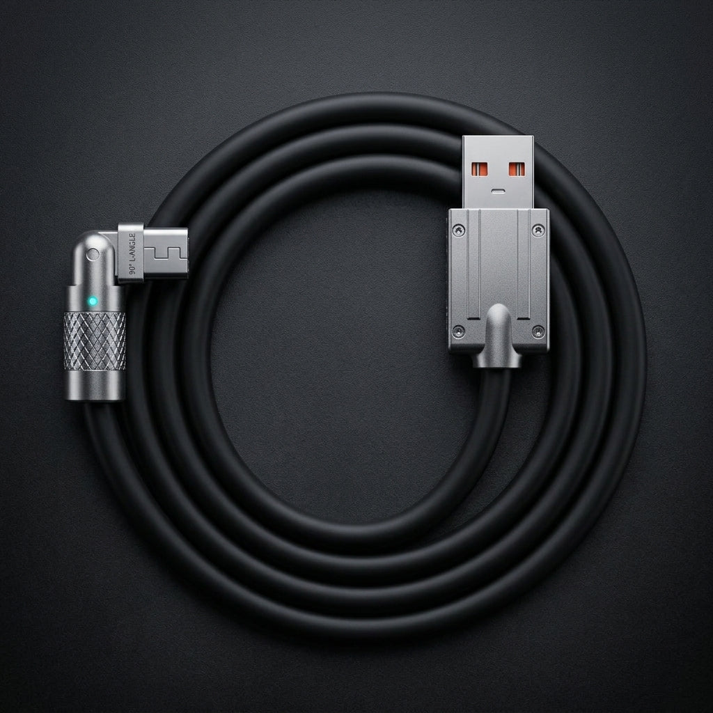 Kabel do Szybkiego Ładowania Typu C z Obrotowym Złączem 180° – 1,2m, Kompatybilny z iOS i Android 13