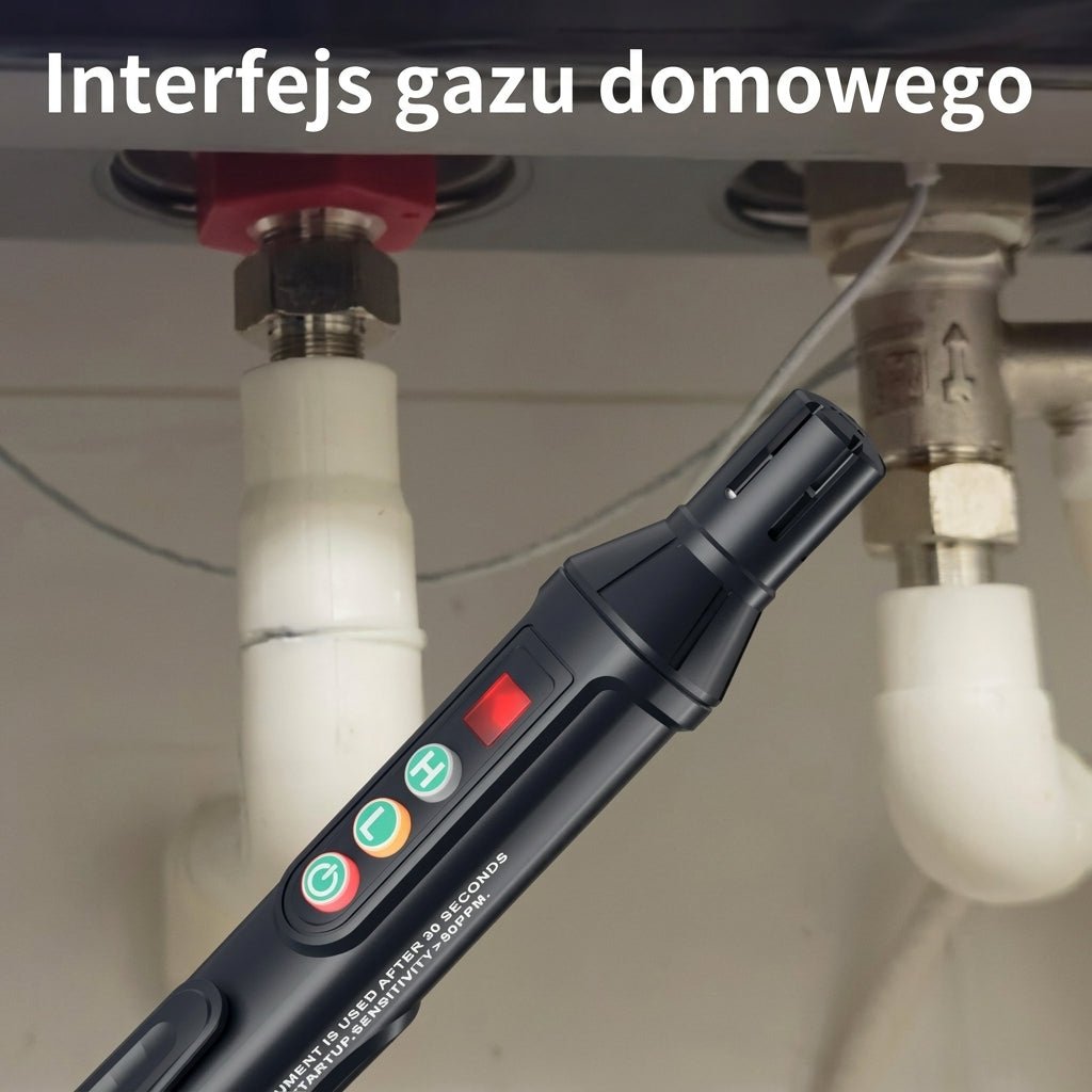 Czujnik Gazu Ziemnego z Regulacją Wykrywania – Alarm Dźwiękowy i Świetlny do Domu 11
