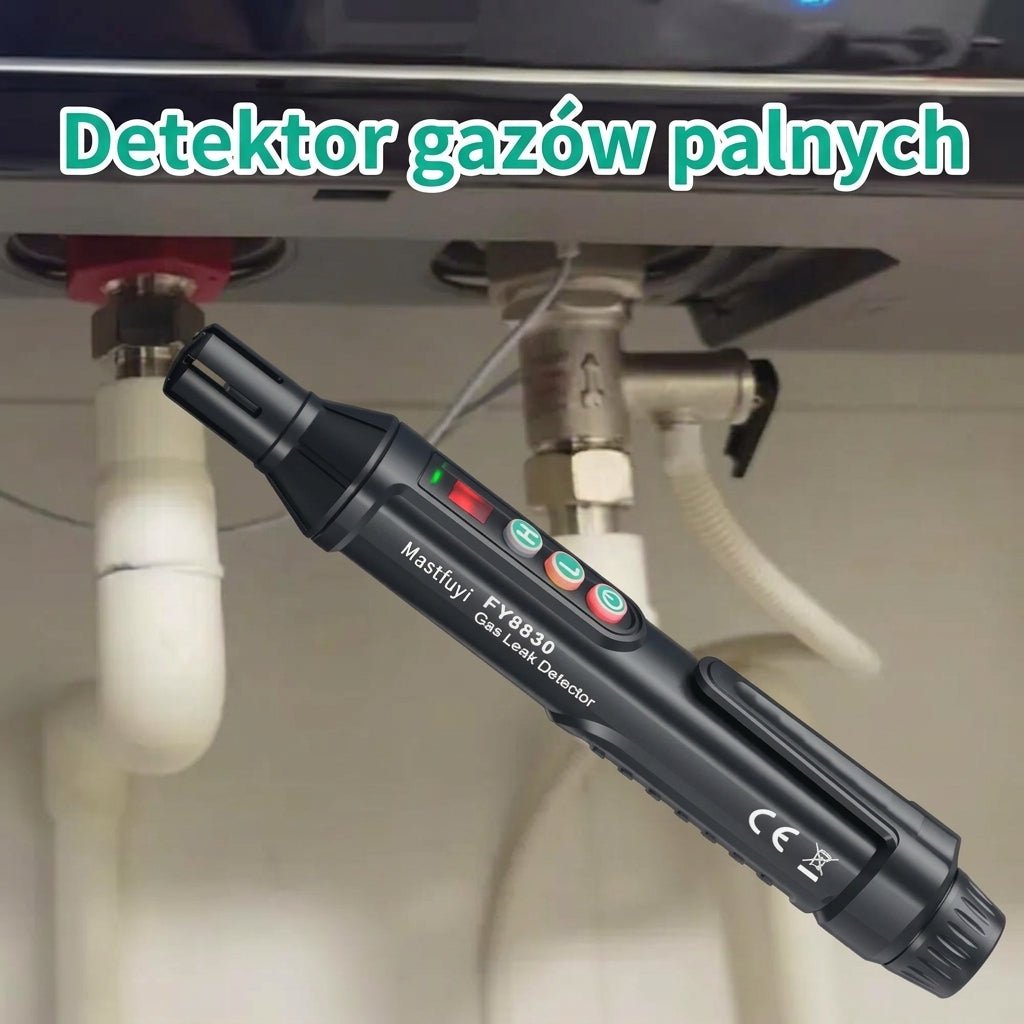 Czujnik Gazu Ziemnego z Regulacją Wykrywania – Alarm Dźwiękowy i Świetlny do Domu 12