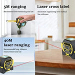 Dalmierz Laserowy 3 w 1 z Wyświetlaczem LCD – Precyzyjny Miernik do 5,4 Stopy 8