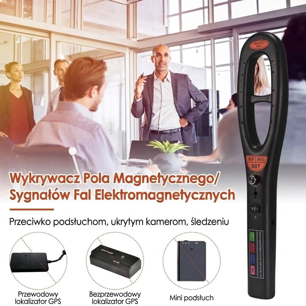 Detektor GPS I Podsłuchów z Wydłużonym Zasięgiem – Wykrywanie Urządzeń Podsłuchowych, Przenośny 7