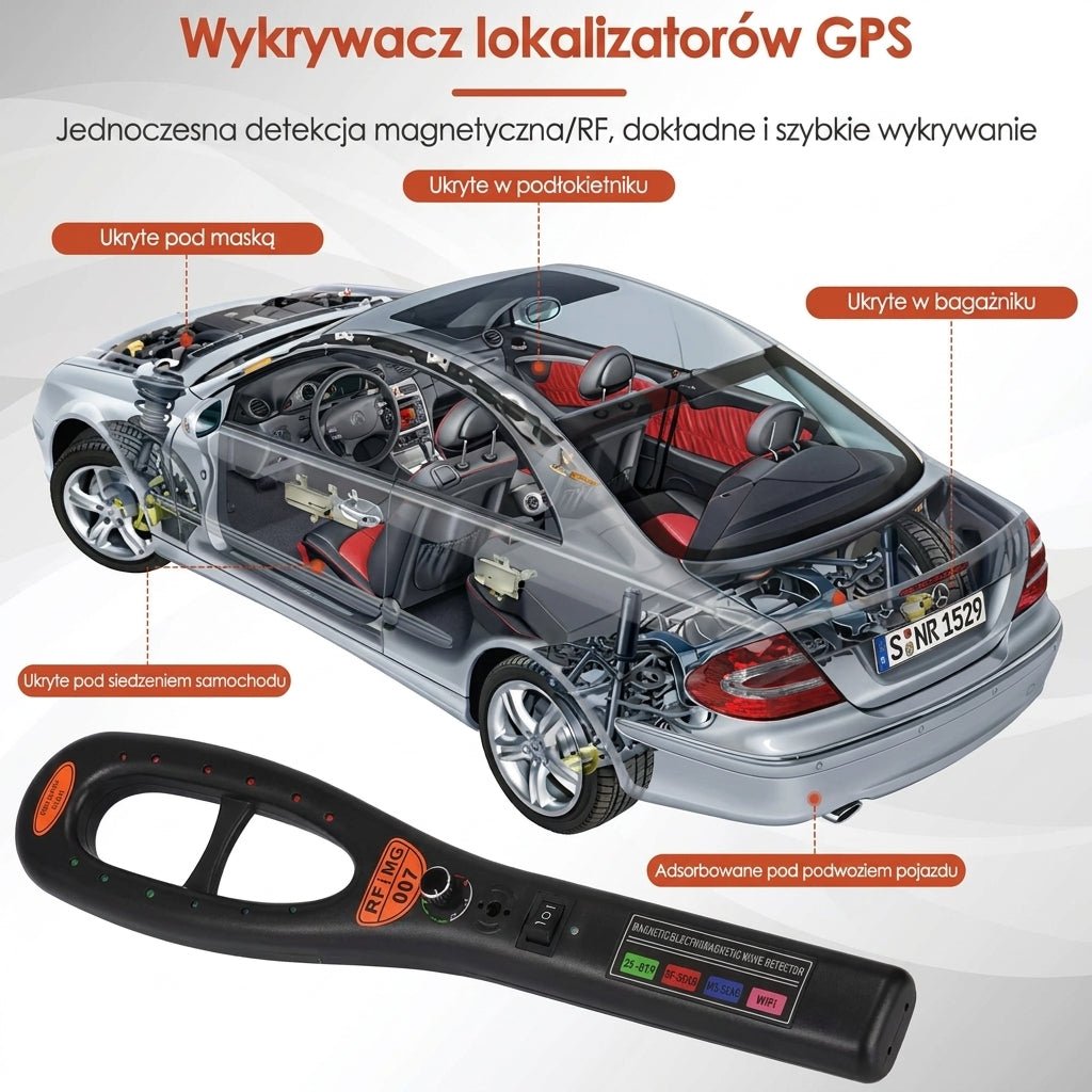 Detektor GPS I Podsłuchów z Wydłużonym Zasięgiem – Wykrywanie Urządzeń Podsłuchowych, Przenośny 8