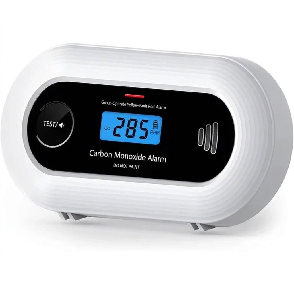 Detektor Tlenku Węgla z Wyświetlaczem LCD – Alarm 85 dB, 10 Lat Żywotności Baterii, Czujnik Czadu 1