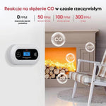 Detektor Tlenku Węgla z Wyświetlaczem LCD – Alarm 85 dB, 10 Lat Żywotności Baterii, Czujnik Czadu 7