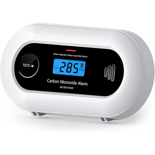 Detektor Tlenku Węgla z Wyświetlaczem LCD – Alarm 85 dB, 10 Lat Żywotności Baterii 0
