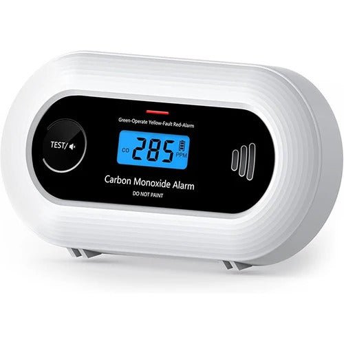 Detektor Tlenku Węgla z Wyświetlaczem LCD – Alarm 85 dB, 10 Lat Żywotności Baterii 0