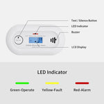 Detektor Tlenku Węgla z Wyświetlaczem LCD – Alarm 85 dB, 10 Lat Żywotności Baterii 4