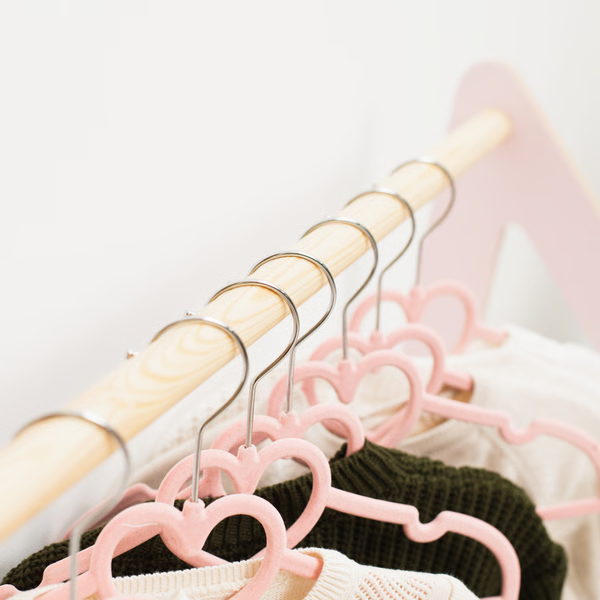 Drewniany Wieszak Montessori Dla Dzieci Z Półką - Ekologiczny I Bezpieczny 5