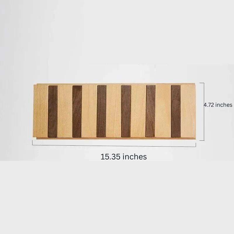 Drewniany Wieszak Na Ubrania Na Ścianę - Elegancki Wieszak Do Przedpokoju 4