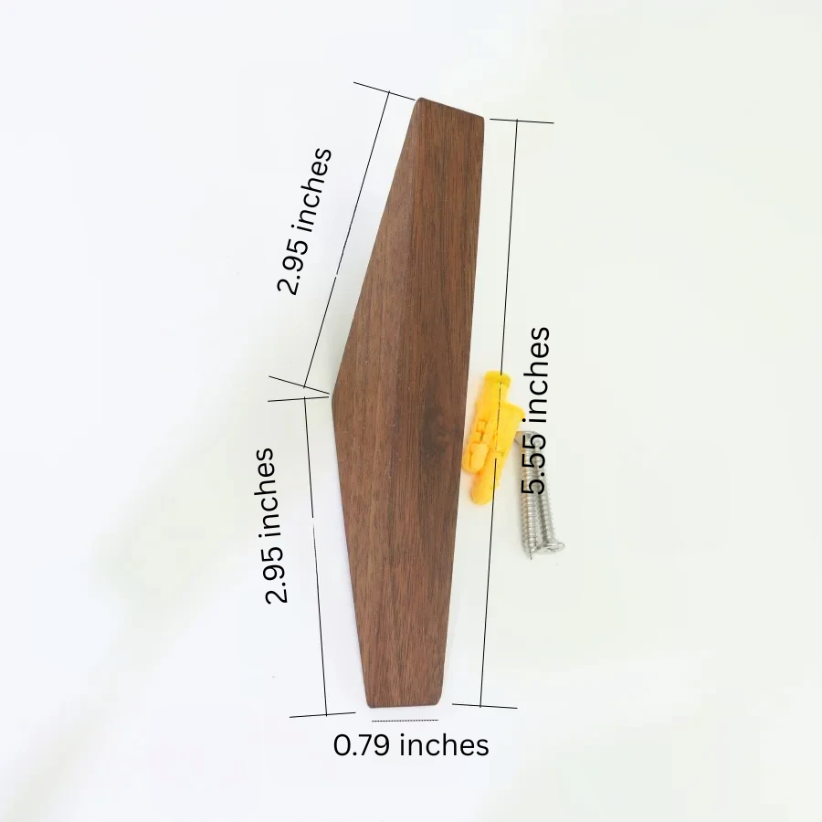 Drewniany Wieszak Na Ubrania Na Ścianę - Stylowy Wieszak Na Kurtki I Płaszcze 7