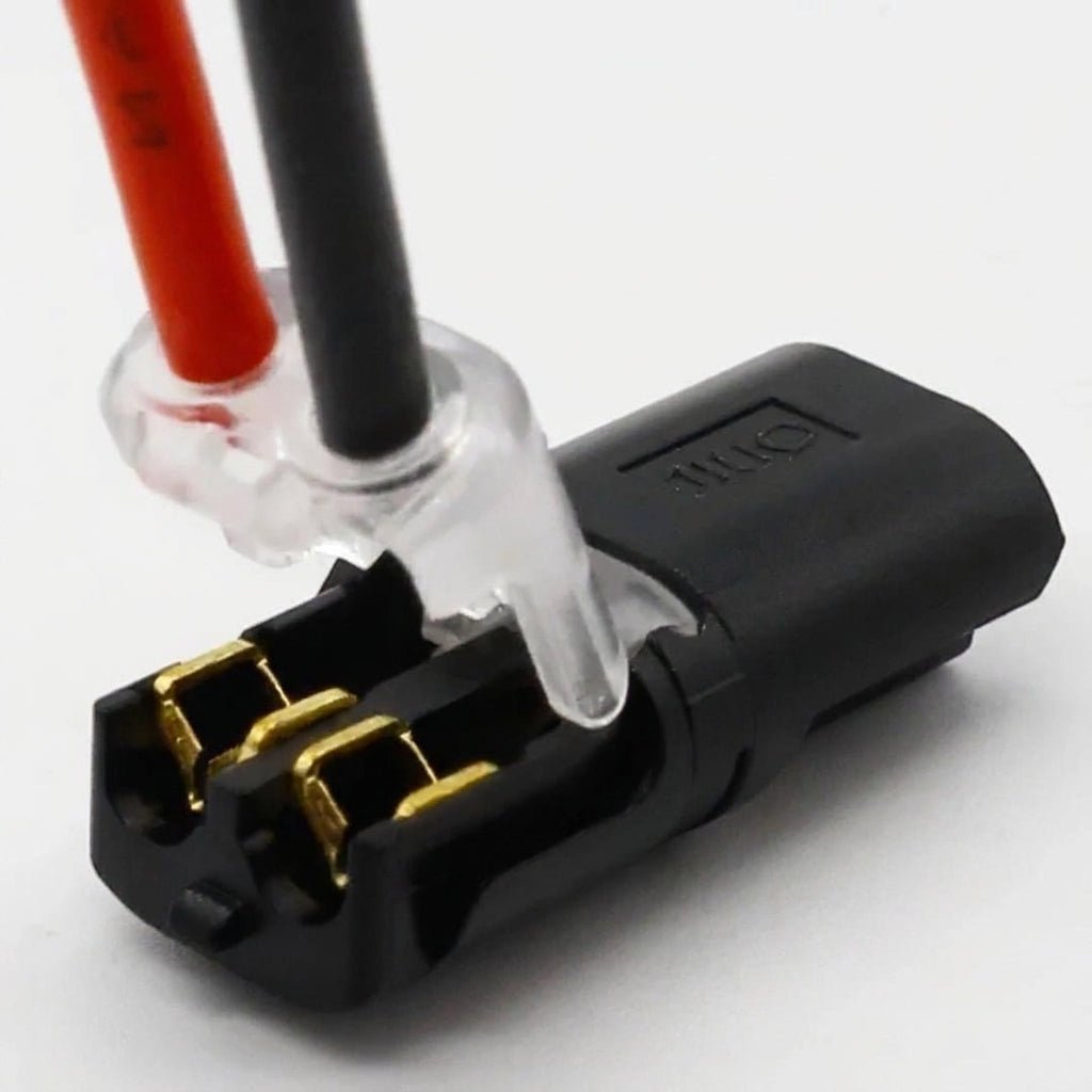 Dwuprzewodowe Złącze Elektryczne z Blokadą do Przewodów 0,08–2,5 mm² – Wielokrotnego Użytku, 100 Sztuk 6