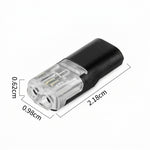 Dwuprzewodowe Złącze Elektryczne z Blokadą do Przewodów 0,08–2,5 mm² – Wielokrotnego Użytku, 100 Sztuk 3