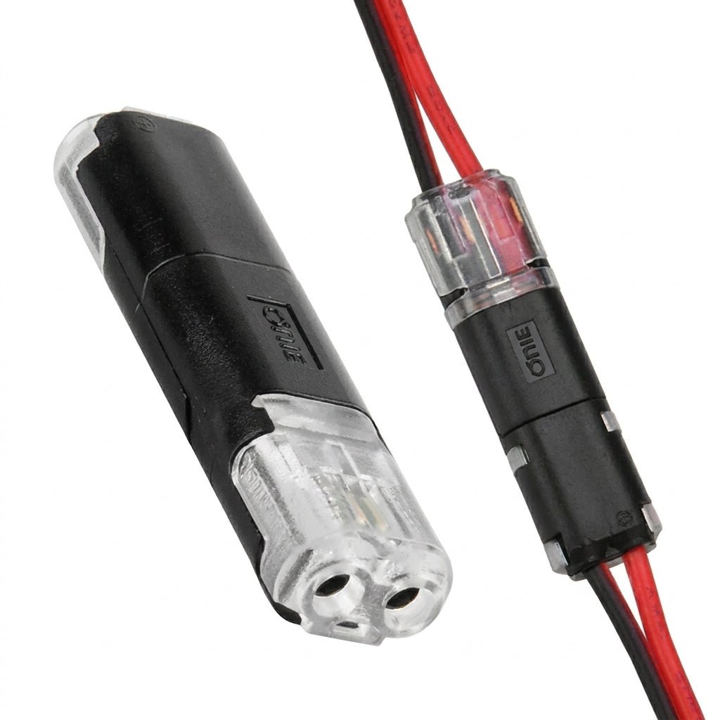 Dwuprzewodowe Złącze Elektryczne z Blokadą do Przewodów 0,08–2,5 mm² – Wielokrotnego Użytku, 100 Sztuk 1
