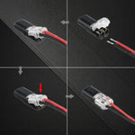 Dwuprzewodowe Złącze Elektryczne z Blokadą do Przewodów 0,08–2,5 mm² – Wielokrotnego Użytku, 100 Sztuk 9