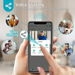 Dzwonek Wideo Bezprzewodowy Wi-Fi HD 1080P z Dwustronną Komunikacją i Baterią 4400 mAh 1