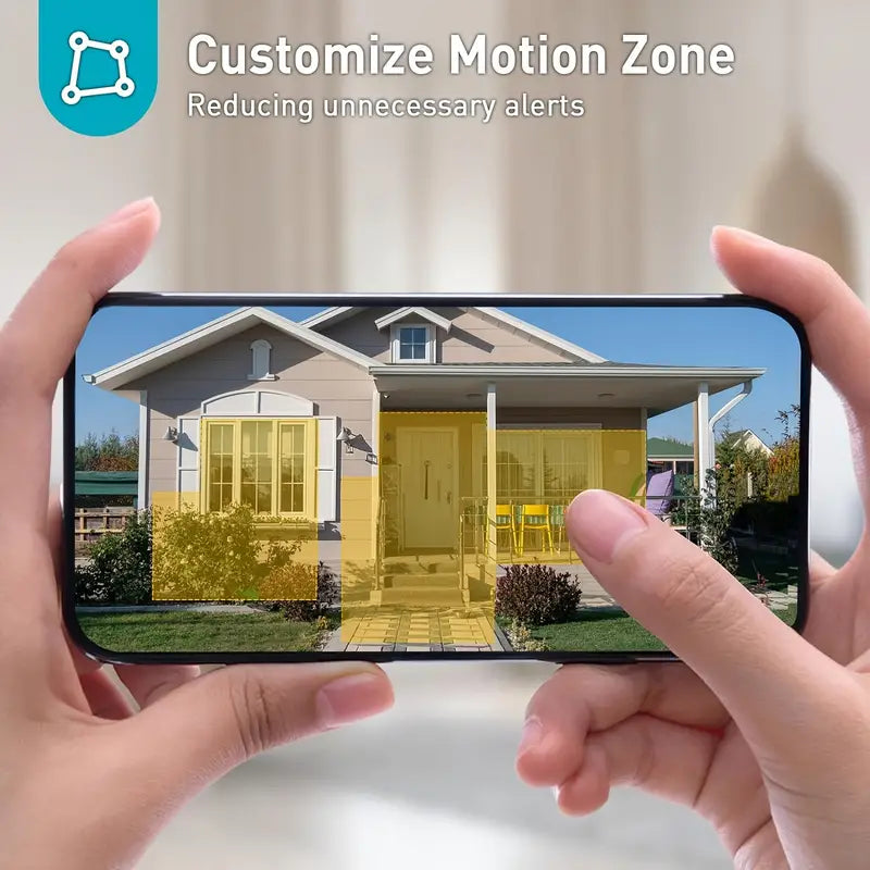 Dzwonek Wideo Bezprzewodowy Wi-Fi HD 1080P z Dwustronną Komunikacją i Baterią 4400 mAh 5