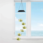 Dzwonki Wietrzne LED Zasilane Energii Słonecznej – Kolorowe do Ogrodu, Wodoodporne, 65 cm 4