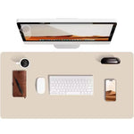 Elegancka Skórzana Podkładka Na Biurko Wodoodporna Duża Ochrona Zamszowa 0