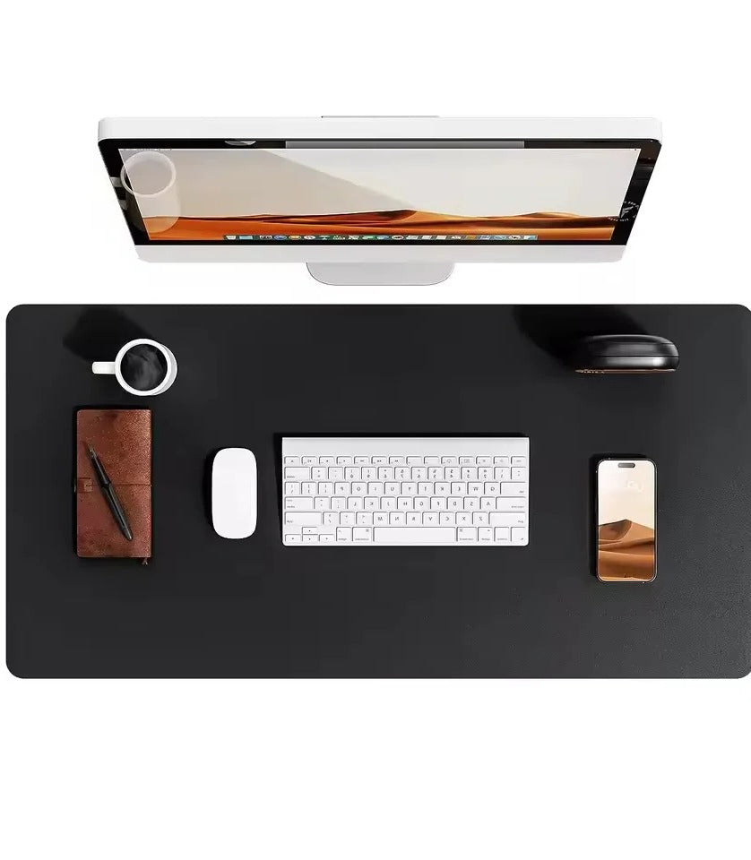 Elegancka Skórzana Podkładka Na Biurko Wodoodporna Duża Ochrona Zamszowa 2