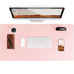 Elegancka Skórzana Podkładka Na Biurko Wodoodporna Duża Ochrona Zamszowa 4