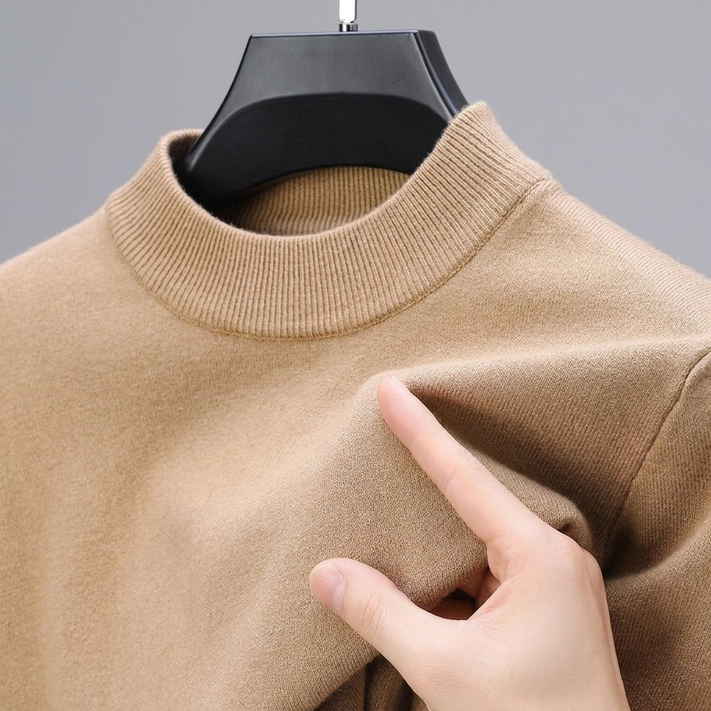 Elegancki Sweter Męski z Czystego Kaszmiru - Ponadczasowy i Wygodny Krój 1