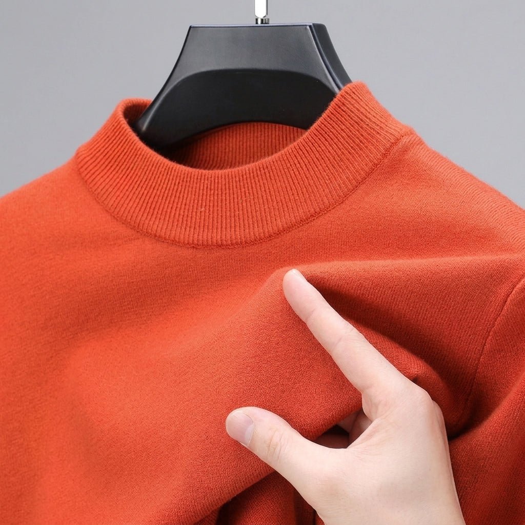 Elegancki Sweter Męski z Czystego Kaszmiru - Ponadczasowy i Wygodny Krój 2