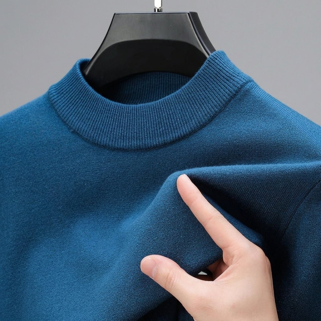 Elegancki Sweter Męski z Czystego Kaszmiru - Ponadczasowy i Wygodny Krój 3