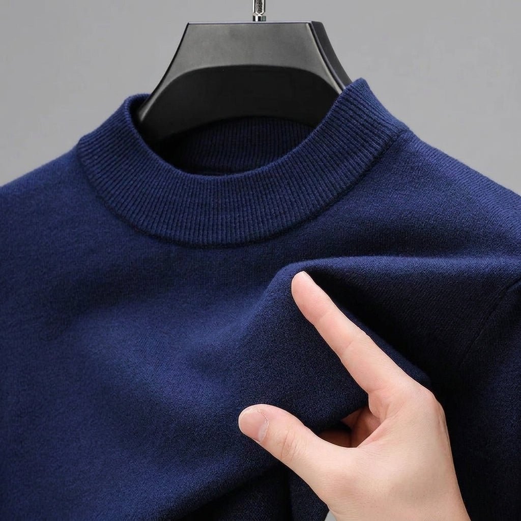 Elegancki Sweter Męski z Czystego Kaszmiru - Ponadczasowy i Wygodny Krój 5