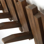 Elegancki Wieszak Stojący na Ubrania z Naturalnego Drewna - Składany i Funkcjonalny 5