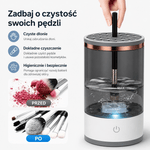 Elektryczna Myjka do Pędzli do Makijażu – Obrotowy, z Zasilaniem USB