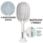 Elektryczna Packa na Komary z UV – Bezpieczna i Ekologiczna, Działanie 3500 V 5