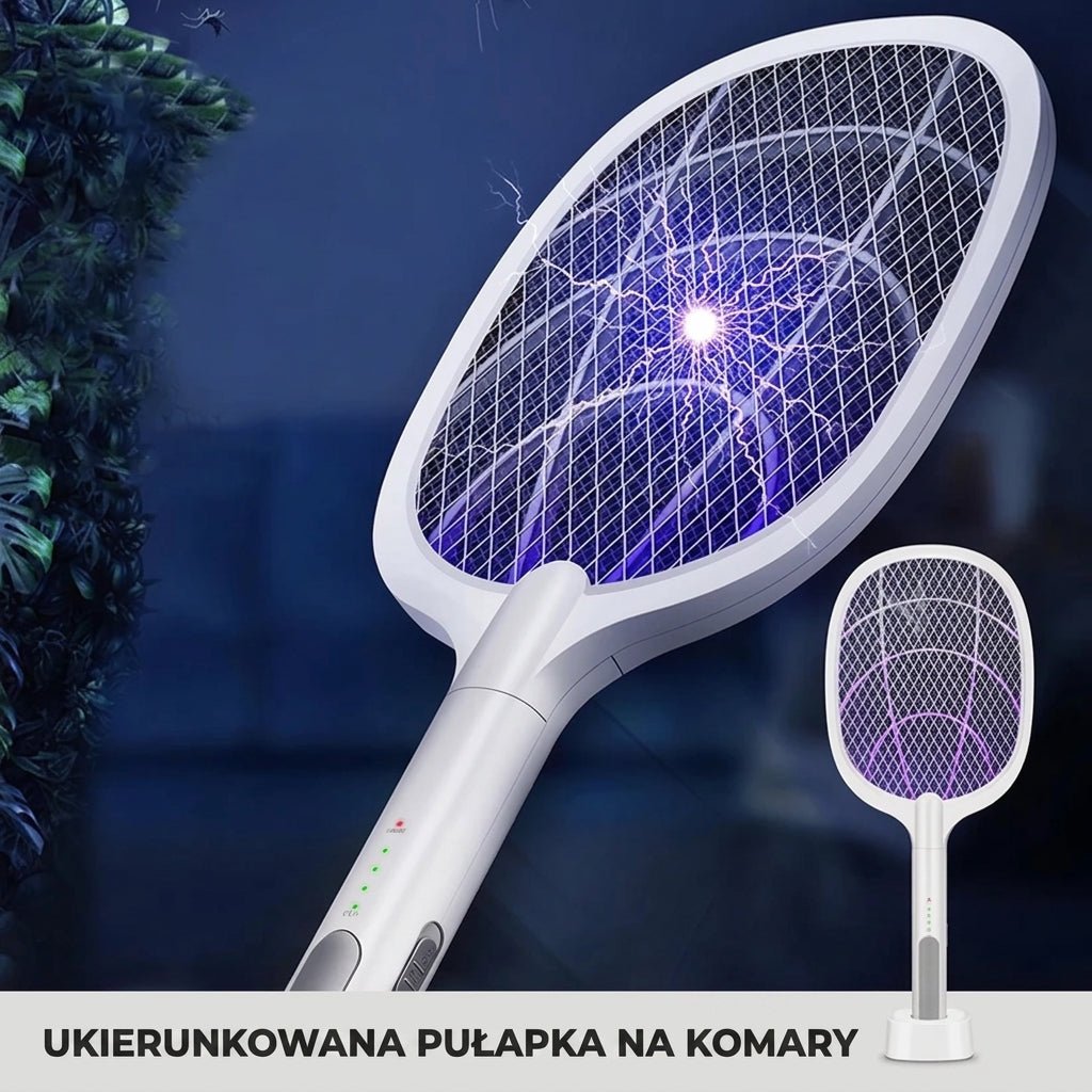 Elektryczna Packa na Komary z UV – Bezpieczna i Ekologiczna, Działanie 3500 V 6