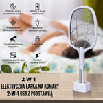 Elektryczna Packa na Komary z UV – Bezpieczna i Ekologiczna, Działanie 3500 V 9