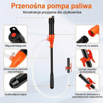 Elektryczna Pompa Syfonowa Do Paliwa i Wody – Przenośna, Zasilana Bateriami, 9,1 l/min 9