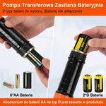 Elektryczna Pompa Syfonowa Do Paliwa i Wody – Przenośna, Zasilana Bateriami, 9,1 l/min 8