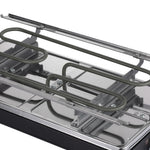 Elektryczny Grill Domowy z Odwracalną Płytą i 8 Tacami 1500W 5