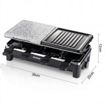 Elektryczny Grill Domowy z Odwracalną Płytą i 8 Tacami 1500W 4
