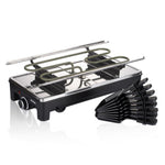 Elektryczny Grill Domowy z Odwracalną Płytą i 8 Tacami 1500W 7
