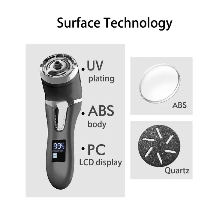 Elektryczny Pilnik Do Stóp - Ergonomiczny, Wodoodporny, Z Dwiema Prędkościami 4