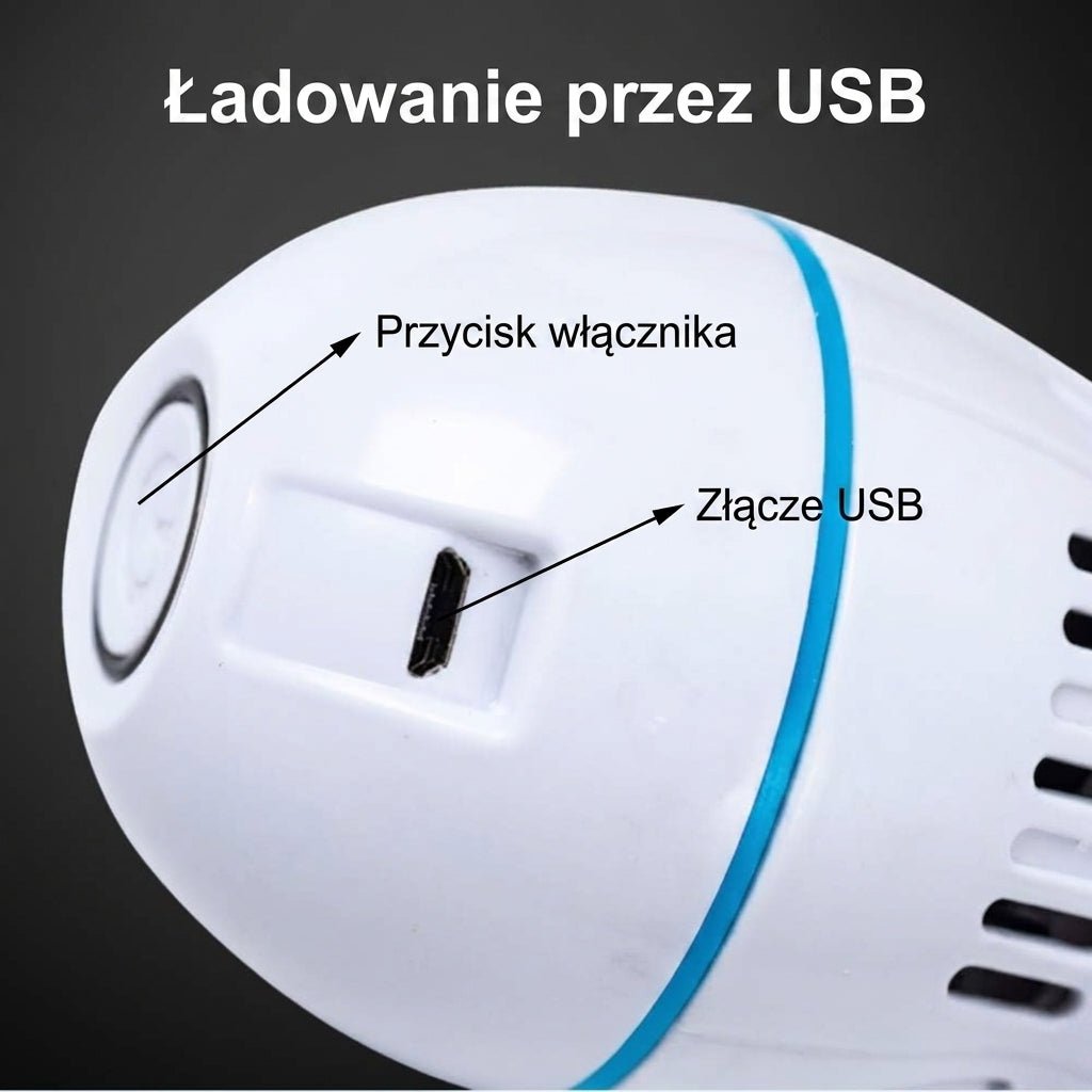 Elektryczny Pilnik do Stóp z Pochłaniaczem– Akumulatorowy, Ergonomiczna Pielęgnacja w Domu 3