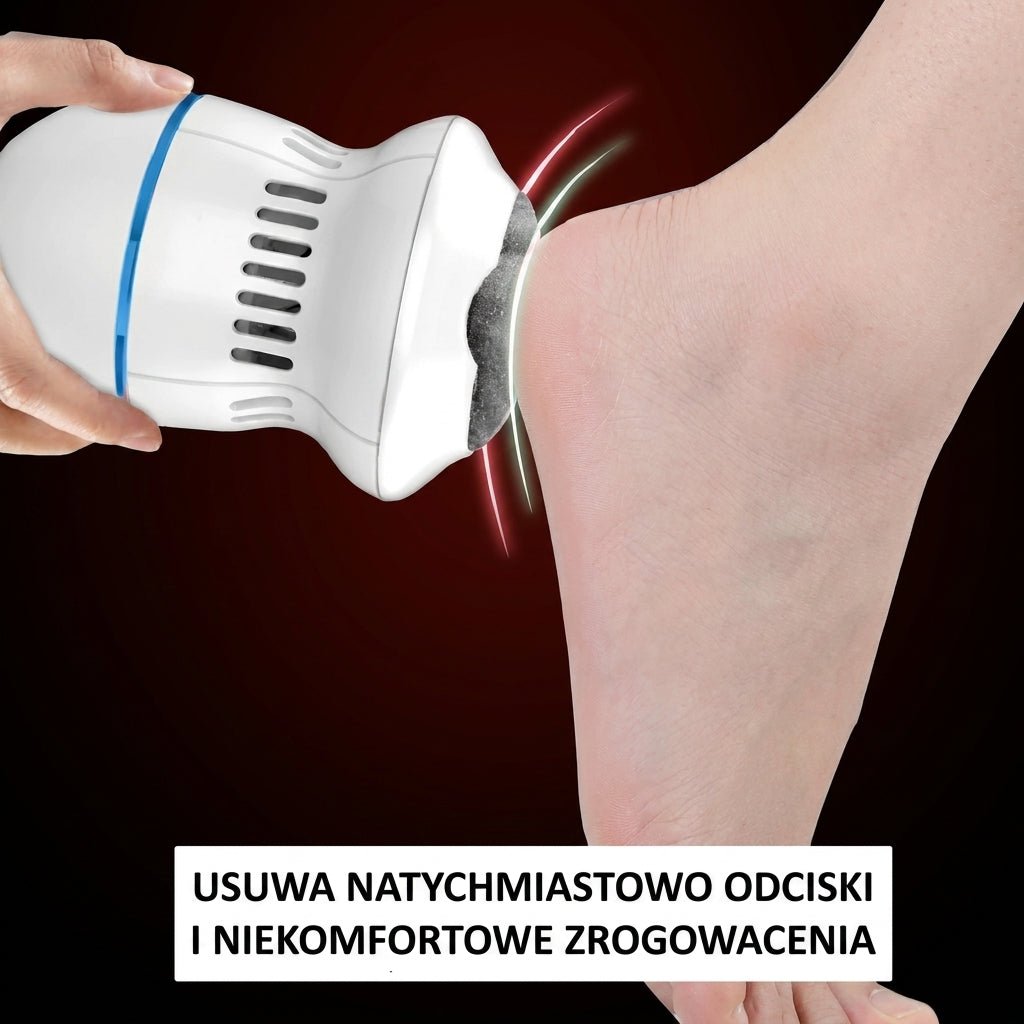 Elektryczny Pilnik do Stóp z Pochłaniaczem– Akumulatorowy, Ergonomiczna Pielęgnacja w Domu 7