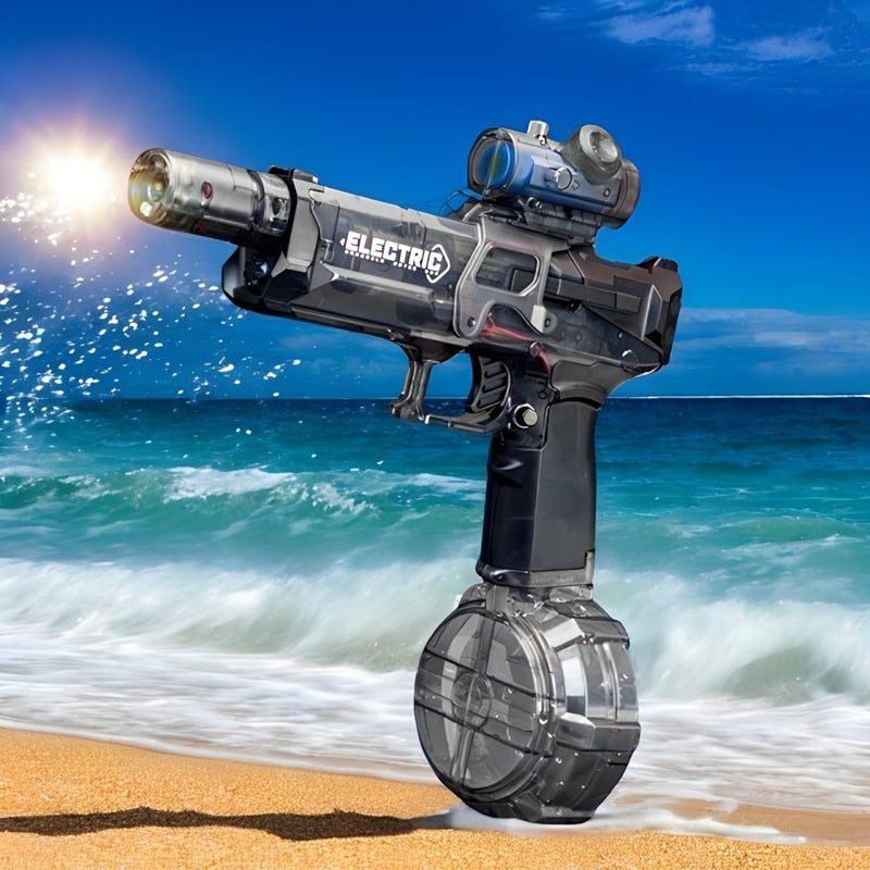 Elektryczny Pistolet Na Wodę PowerBlast Z LED, Dużym Zasięgiem I Pojemnością 500ml 0
