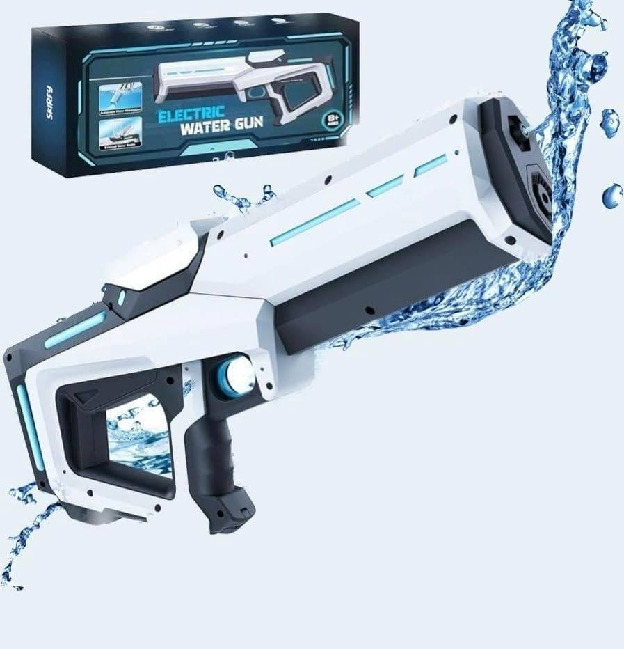 Elektryczny Pistolet na Wodę Automatyczny z Napełnianiem – Zasięg 8-10 m, 300 ml 0