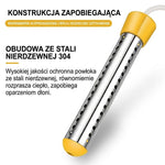 Elektryczny Podgrzewacz Wody 2500 W – Pływający Zanurzeniowy do Łazienki i Kempingu 7