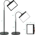 Ergonomiczna Lupa Całostronicowa z Oświetleniem LED - Idealna do Czytania 1